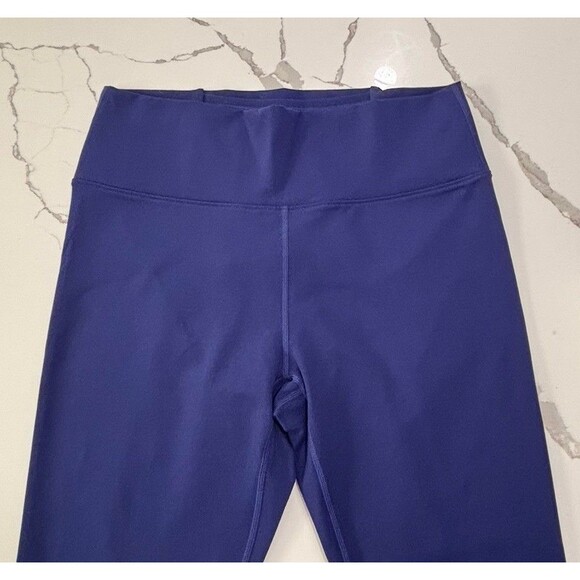 Fabletics | Women's Kessler II High Waisted Strappy 7/8 Workout Leggings Blue L - Picture 8 of 15